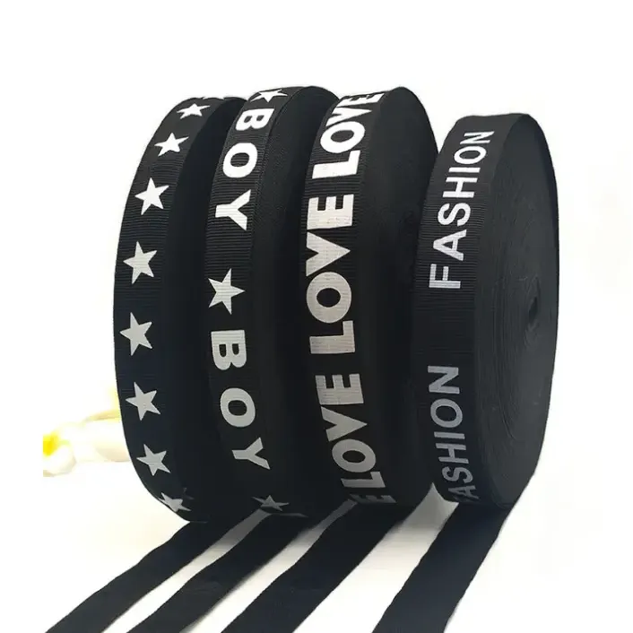 Silkkipainettu nauha